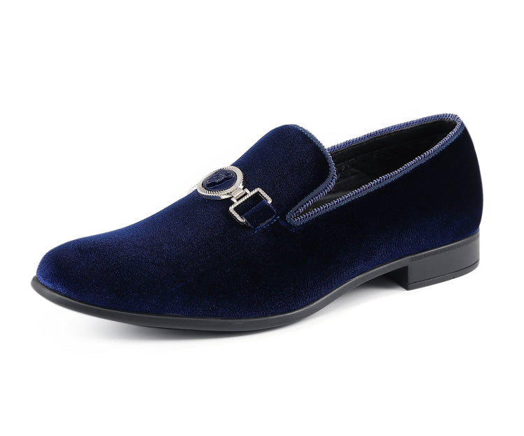 Navy Smoking Shoes | Mens Slippers | Antonio by Amali Amali Shoes Navy Smoking Shoes | Mens Slippers | Antonio by Amali Amali Shoes