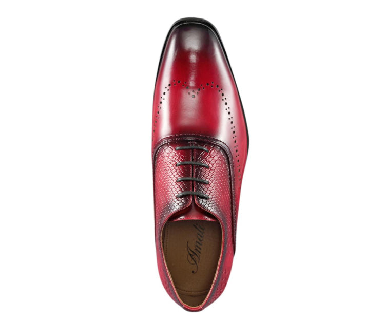 Amali Burke-005 Mens Red Faux Crocodile Embossed Oxford Dress Shoes Size 10.5 $_57.JPG?set_id=8800005007 main image 4