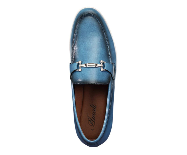 Mens Teal Loafers | Horse Bit Fashion | Cahill by Amali  display picture 1