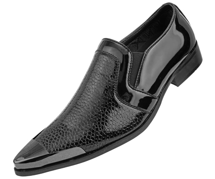 Davis Black Patent Loafers