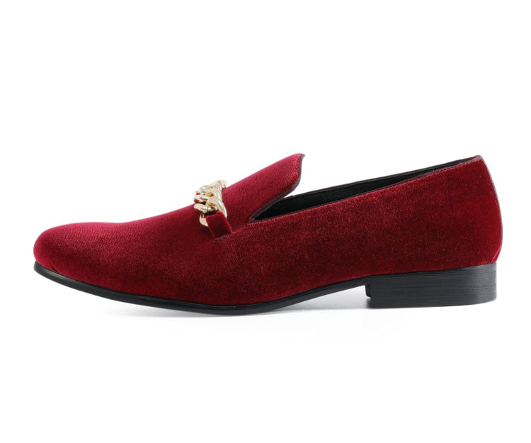 Fay Burgundy Velvet Loafers Fay Burgundy Velvet Loafers
