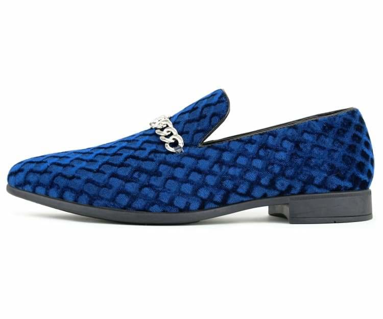 Navy Velvet Loafer | Jaguar Flair | Felix by Amali – Amali Shoes