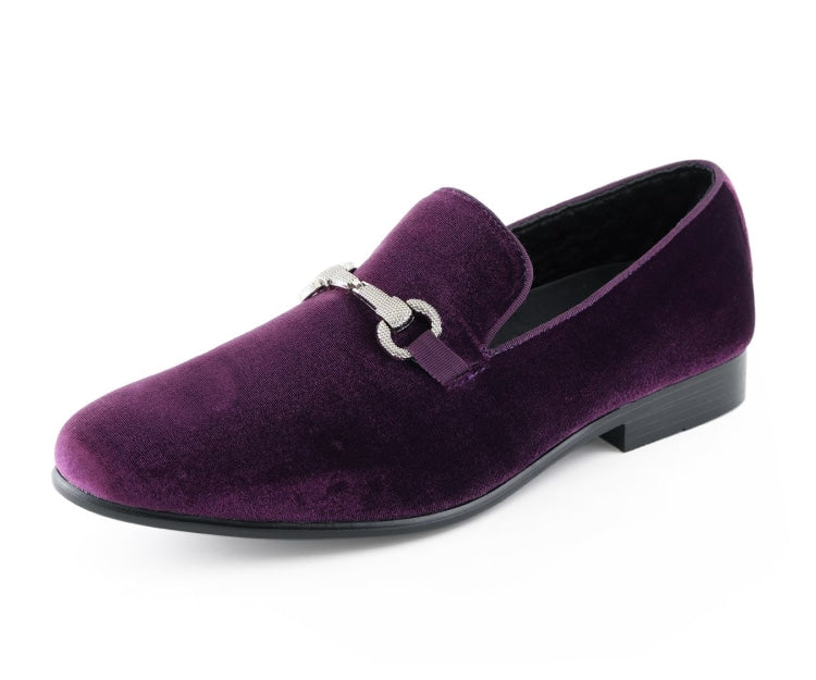 Purple Horsebit Loafers​ | Plush Velvet