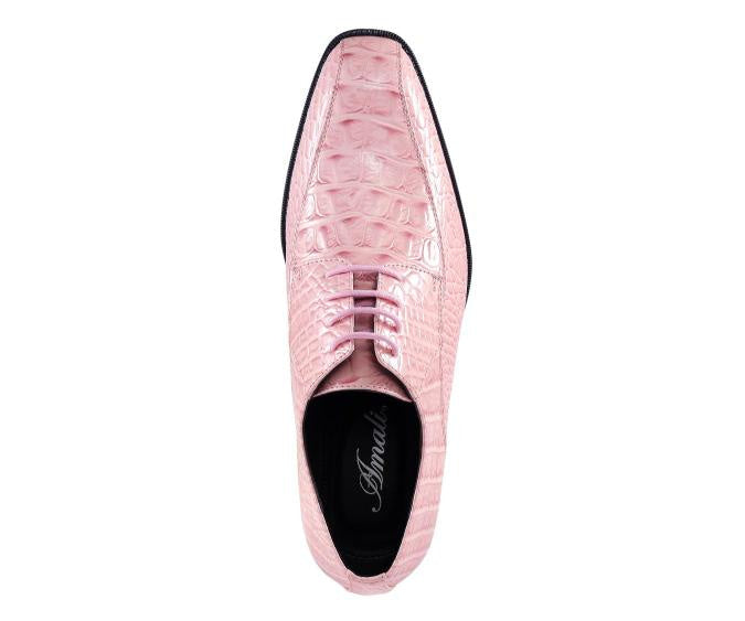 pink dress shoes mens Pink Oxford Shoes | Mens Alligator Print