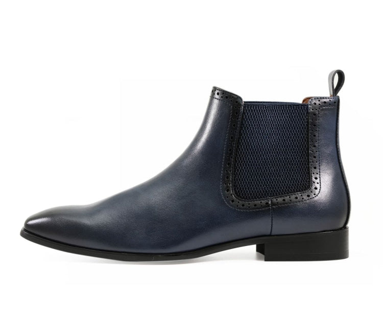 Hayes Navy Chelsea Boots