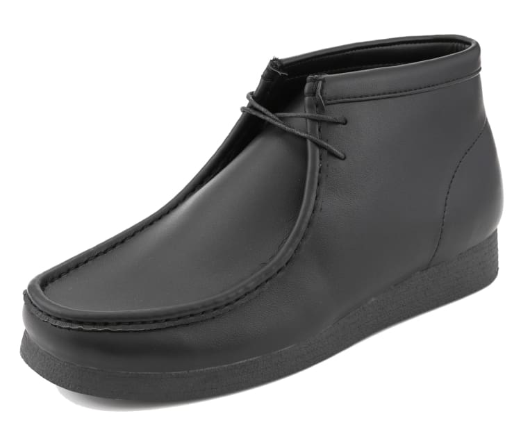 Mens Black Chukka Boots | Man-Made Leather Mens Black Chukka Boots | Man-Made Leather
