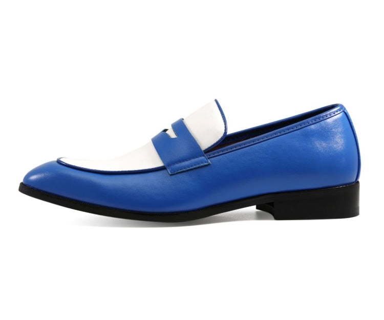 Royal Blue Light Blue Mens Dress Shoes Navy Blue Dress Shoes Mens
