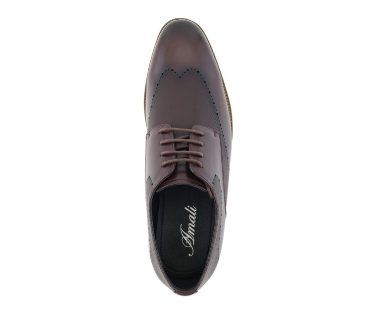 Brown Wingtip Oxfords | Classic Style | Luke by Amali  display picture 1