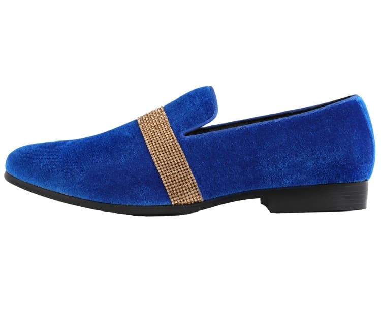 royal blue and gold dress shoes Exclusive Formal Dress Shoe Royal Blue 6788 8.5