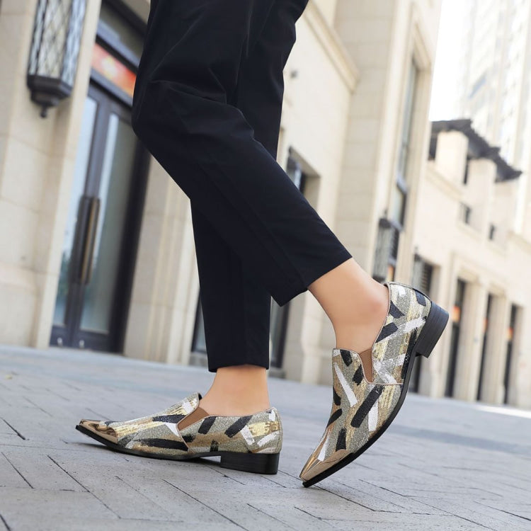 metal tipped dress shoes Nelson Gold Dress Shoes