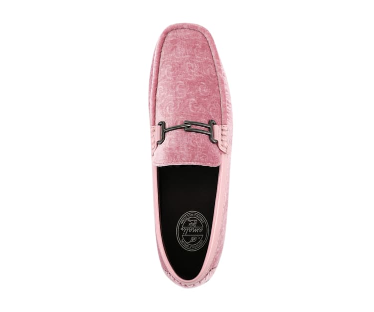 Pink Velvet Loafers | Driving Shoes | Roberto by Amali Amali Shoes Pink Velvet Loafers | Driving Shoes | Roberto by Amali Amali Shoes
