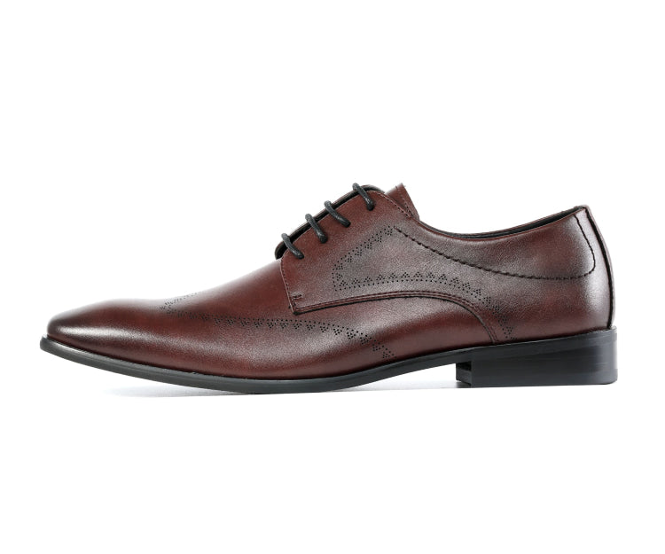 Burgundy Dress Shoes​​​​ | Oxford Fashion | Rui by Amali  display picture 2