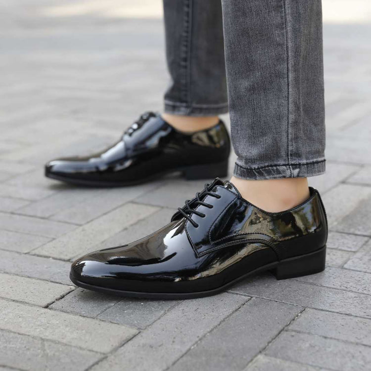Black Derby Dress Shoes | Mens Patent Flair | Sean by Amali Amali Shoes Black Derby Dress Shoes | Mens Patent Flair | Sean by Amali Amali Shoes