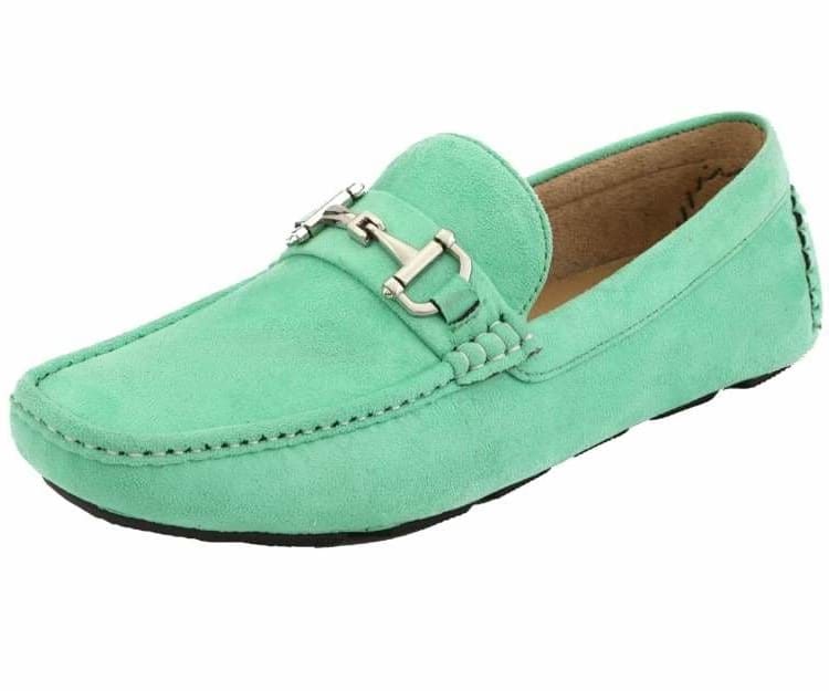 Walken Mint Green Driving Loafers Walken Mint Green Driving Loafers
