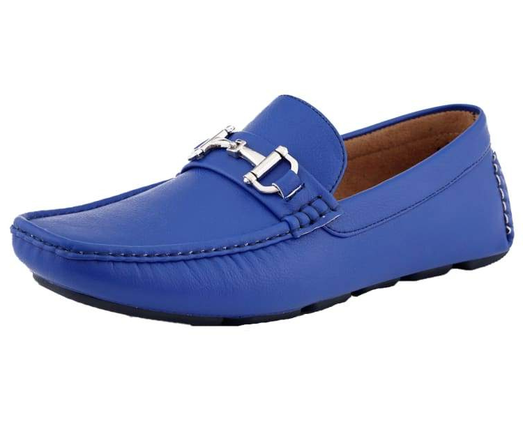 Blue Moccasins | Horsebit Fashion | Trentino by Amali 