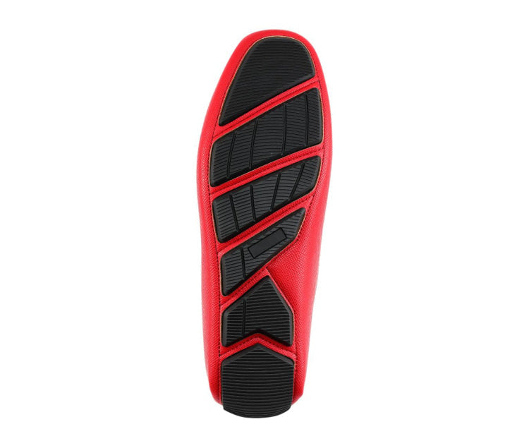 
                      
                        Amali Adonis red driving loafers sole
                      
                    