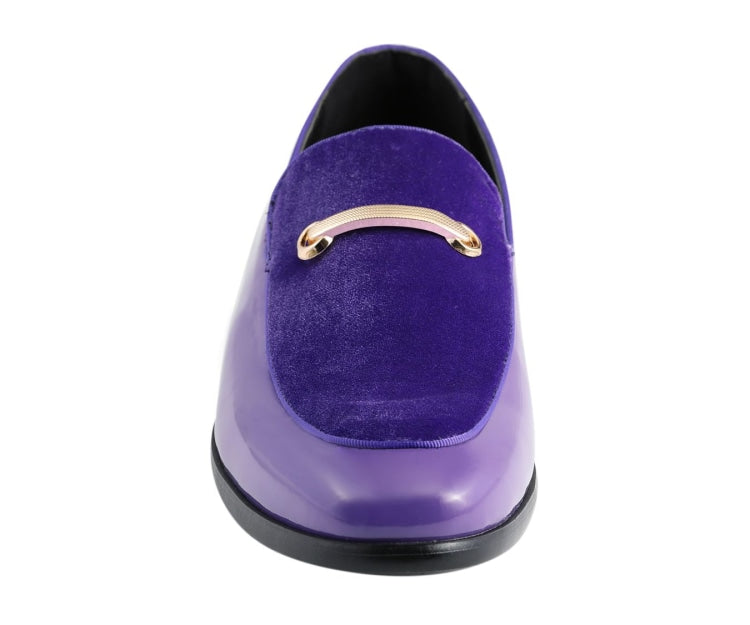 
                      
                        Amali Andrew lavender mens loafers front
                      
                    