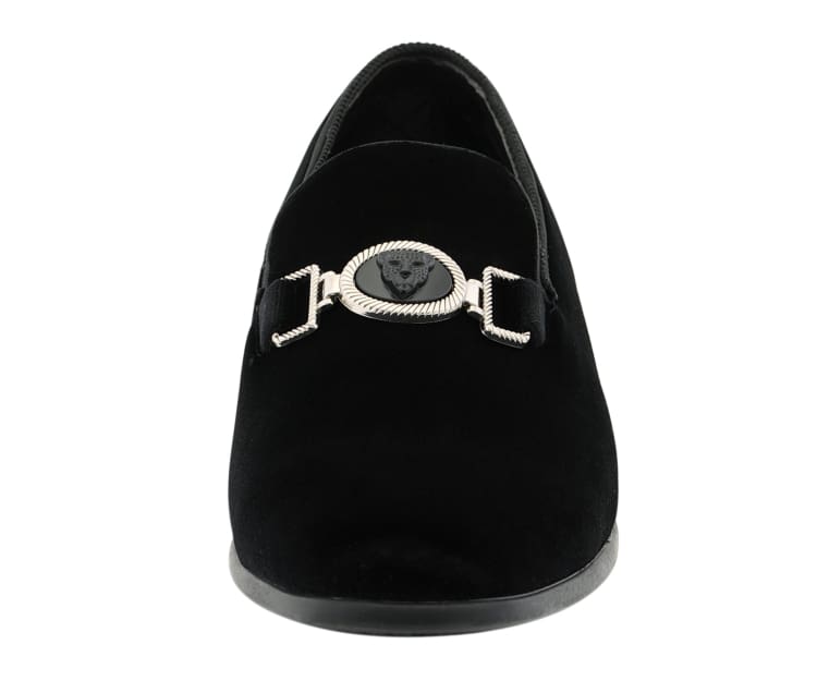 
                      
                        Amali Antonio black smoking shoes front
                      
                    