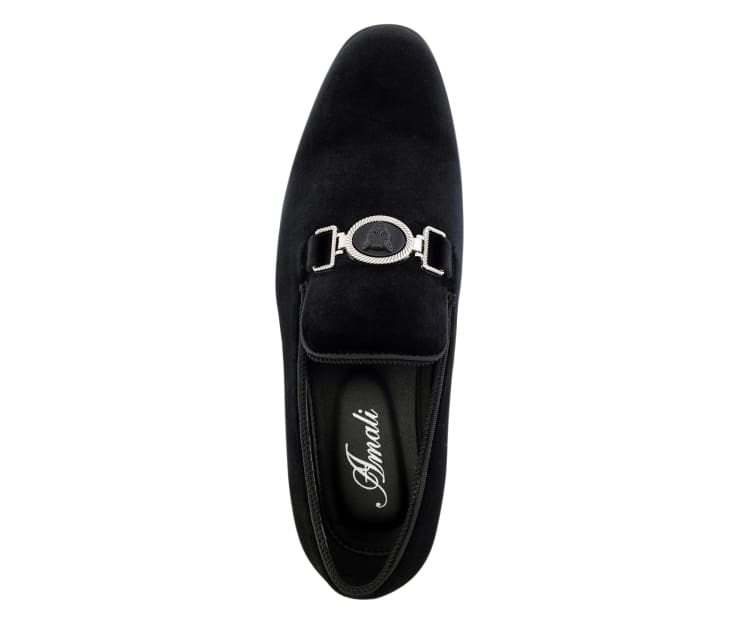 
                      
                        Amali Antonio black smoking shoes top
                      
                    