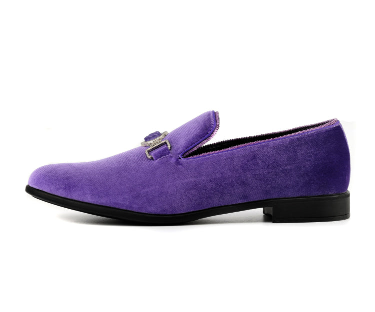 
                      
                        Amali Antonio lavender smoking shoes side
                      
                    