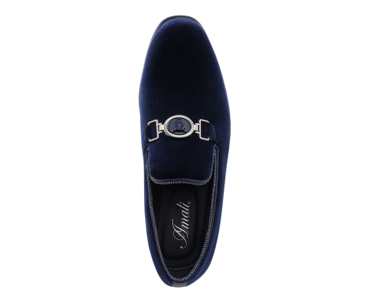
                      
                        Amali Antonio navy smoking shoes top
                      
                    