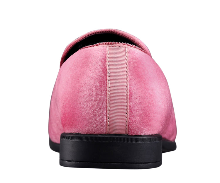 
                      
                        Amali Antonio pink smoking shoes back
                      
                    
