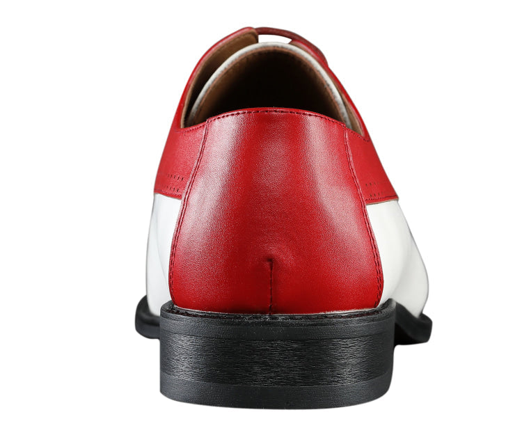 Red Spectator Dress Shoes | Men's Two-Tone | Archer by Amali Amali Shoes Red Spectator Dress Shoes | Men's Two-Tone | Archer by Amali Amali Shoes