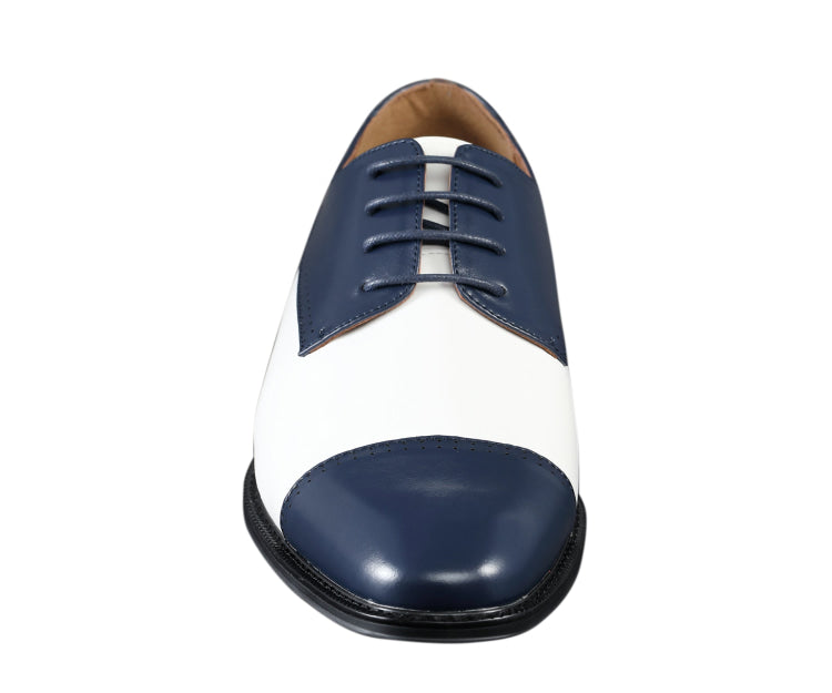 
                      
                        Amali Archer royal spectator dress shoes front
                      
                    