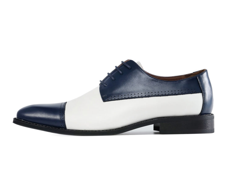 Amali Archer royal spectator dress shoes side