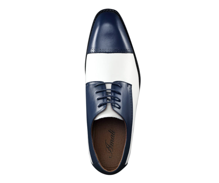 
                      
                        Amali Archer royal spectator dress shoes top
                      
                    