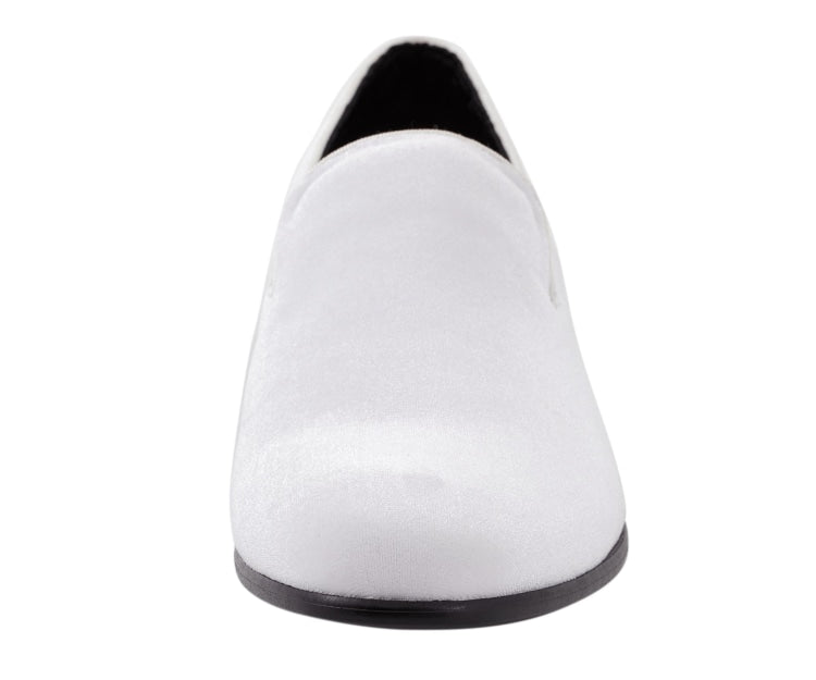 
                      
                        Amali Aries all white loafers front
                      
                    