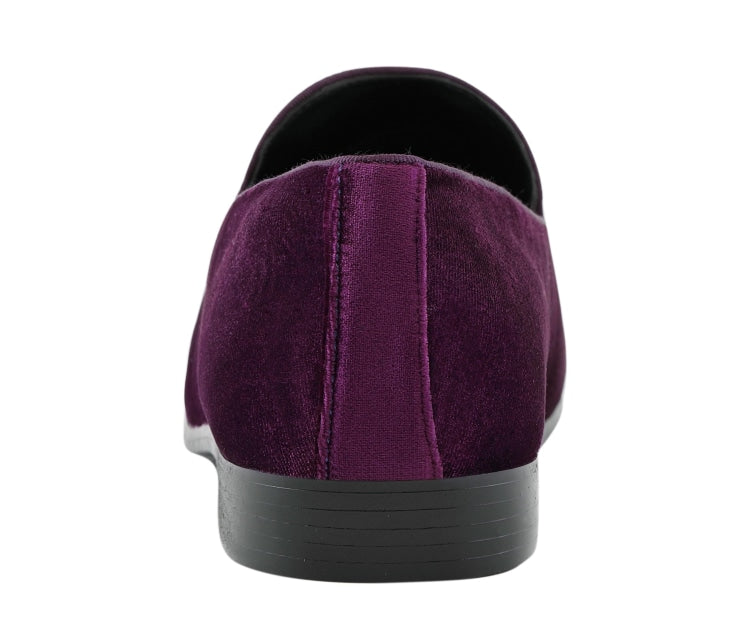 
                      
                        Amali Aries dark purple loafers back
                      
                    