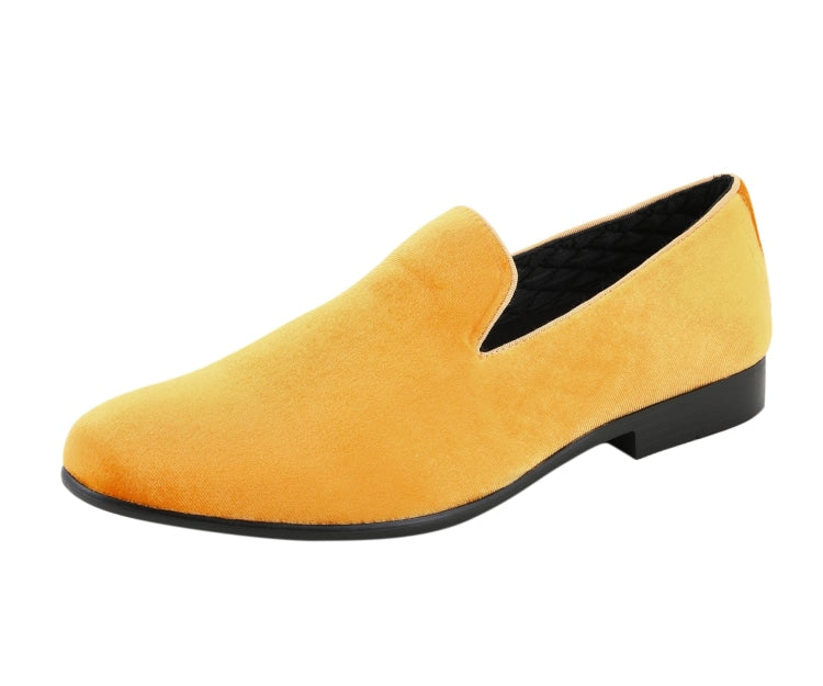 Amali Aries yellow loafers main