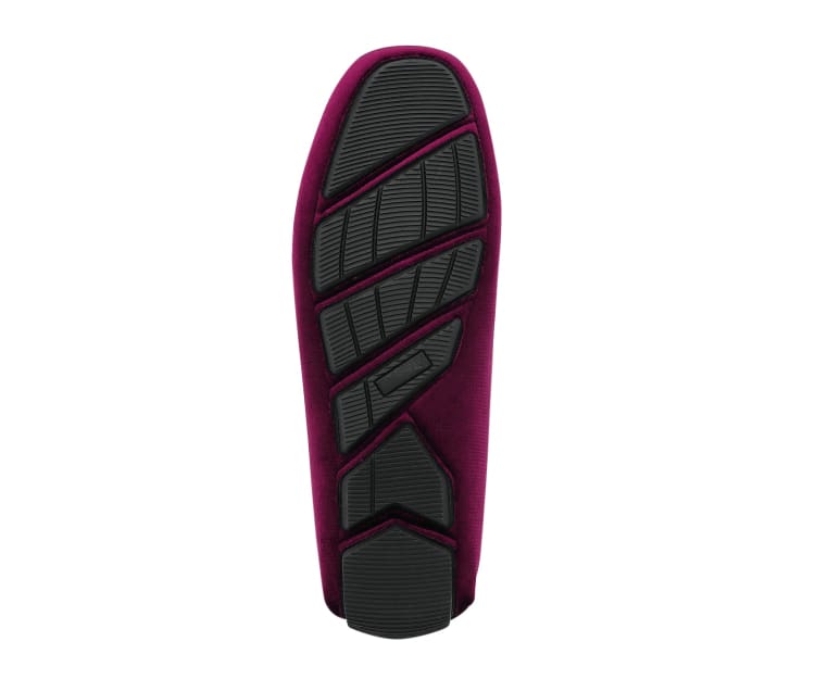 
                      
                        Amali Bling burgundy moccasin shoes sole
                      
                    