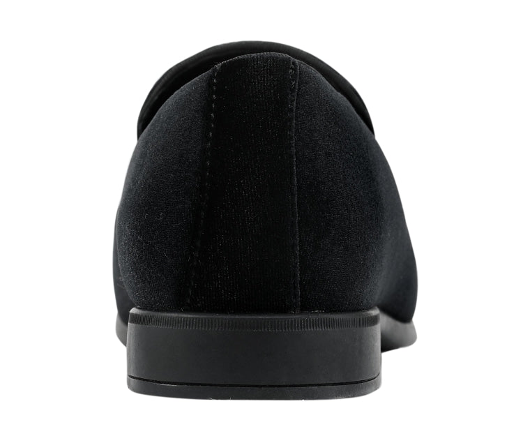 
                      
                        Amali Brad black velvet loafers​ back
                      
                    
