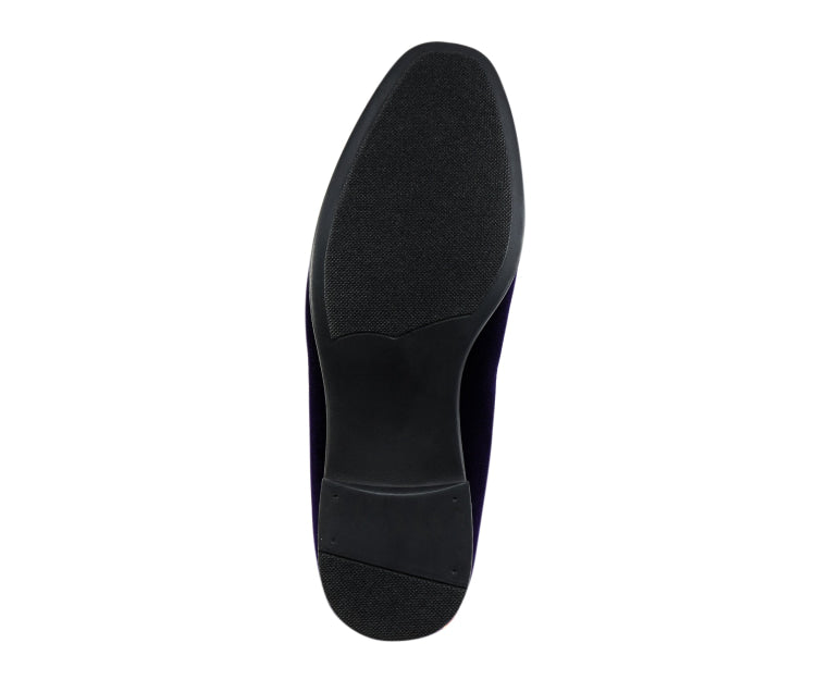 
                      
                        Amali Brad purple velvet loafers sole
                      
                    
