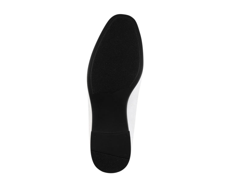 
                      
                        Amali Brad white velvet loafers​ sole
                      
                    