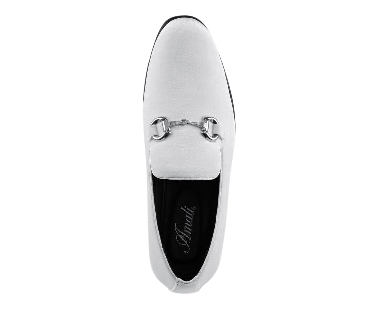
                      
                        Amali Brad white velvet loafers​ top
                      
                    