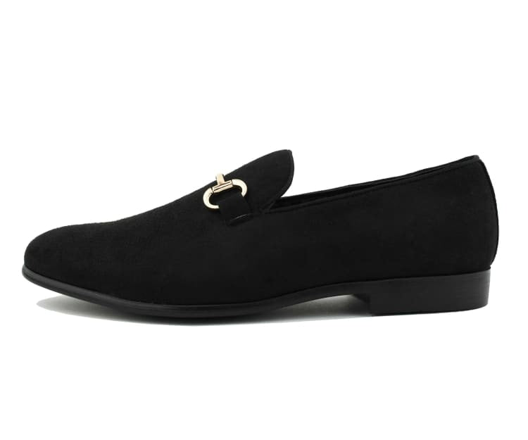 
                      
                        Amali Bradford black dress loafers side
                      
                    
