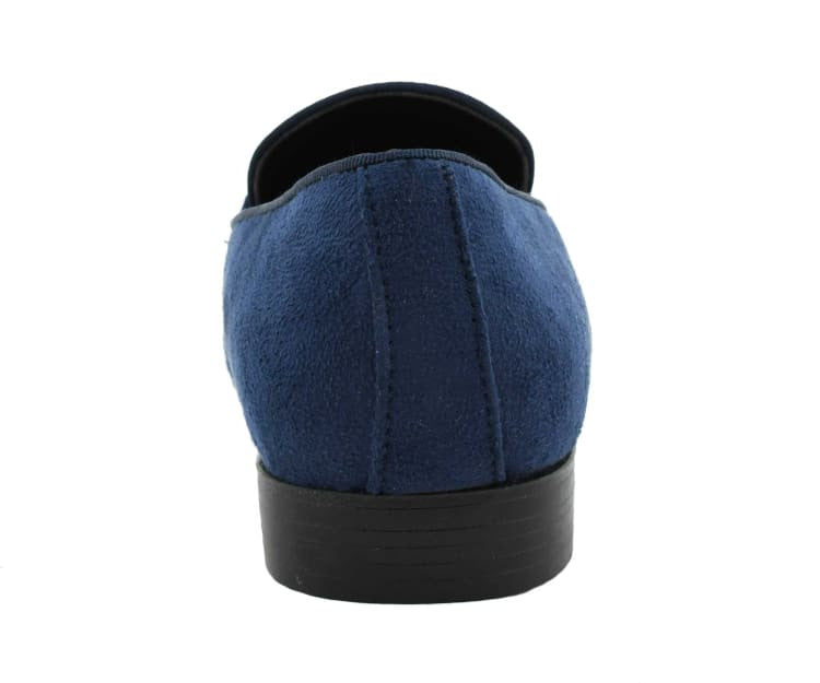 
                      
                        Amali Bradford navy blue dress loafers back
                      
                    