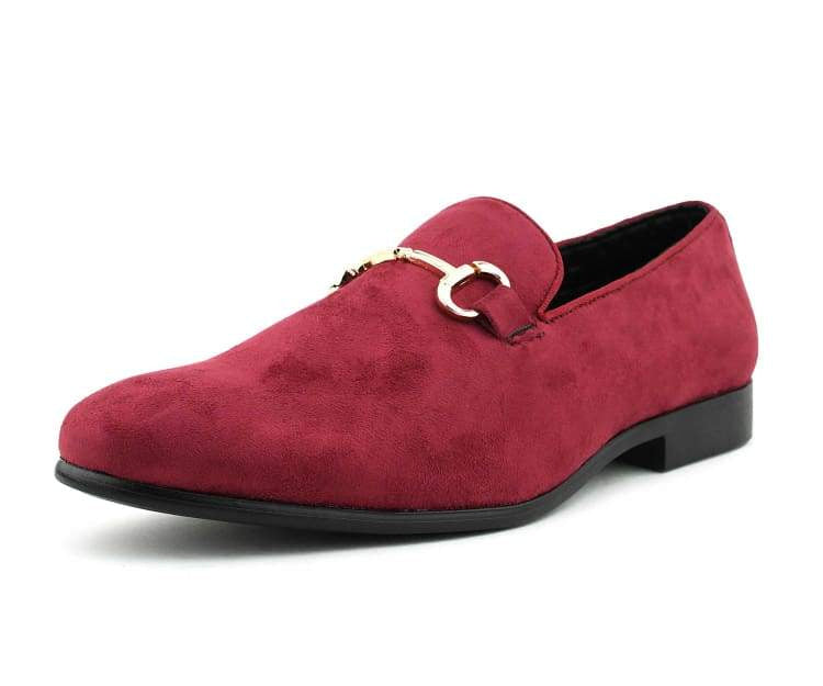 Amali Bradford raspberry loafers main