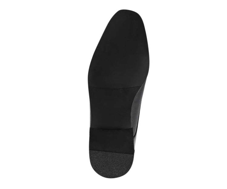 
                      
                        Amali Brent black cap toe derbys sole
                      
                    