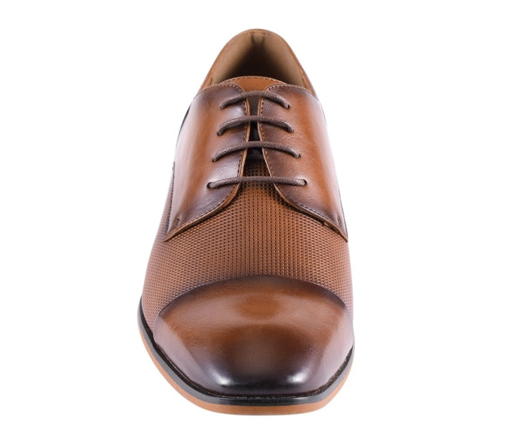
                      
                        Amali Brent cognac cap toe derbys front
                      
                    
