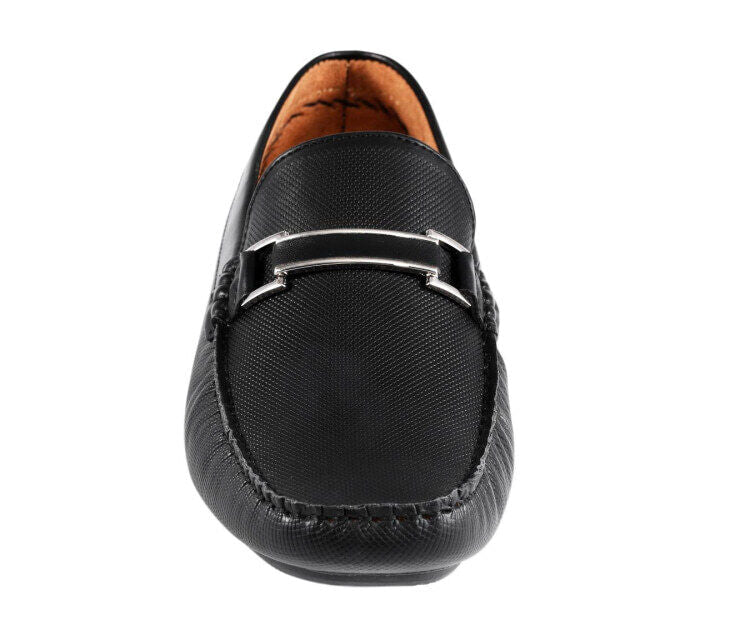 
                      
                        Amali Briggs black bit driving loafers front
                      
                    