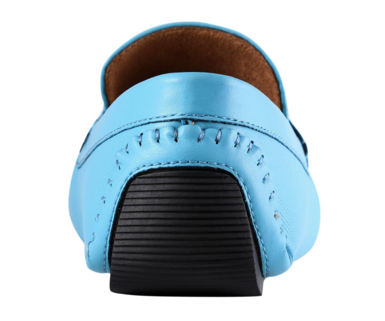 
                      
                        Amali Briggs blue bit driving loafers back
                      
                    