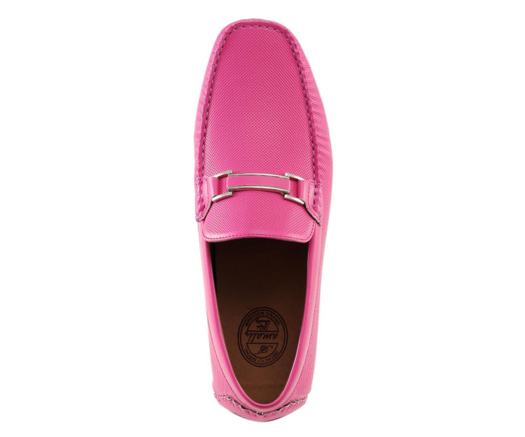 
                      
                        Amali Briggs fuchsia bit driving loafers top
                      
                    