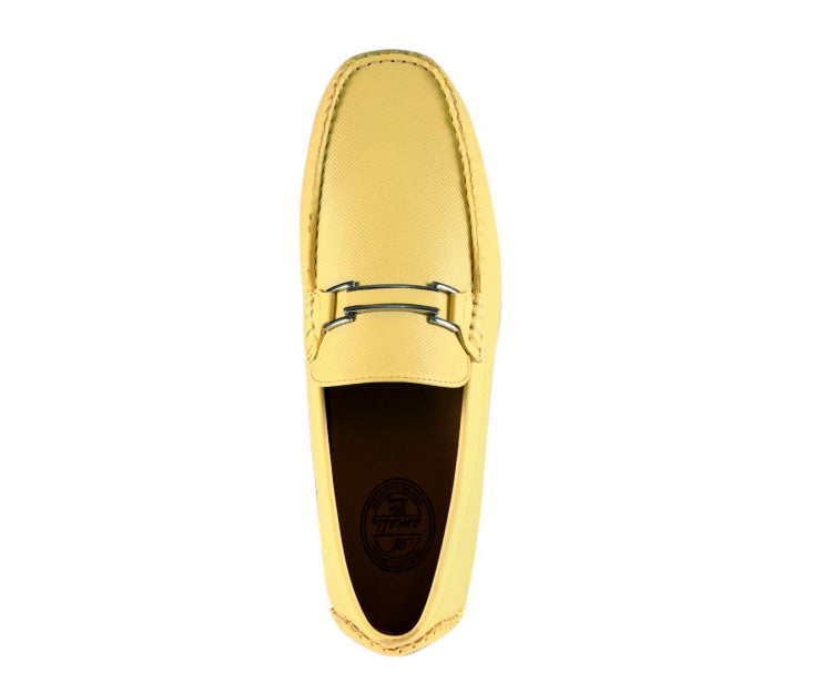 
                      
                        Amali Briggs yellow bit driving loafers top
                      
                    