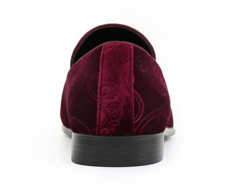 
                      
                        Amali Bryant burgundy tuxedo shoes back
                      
                    