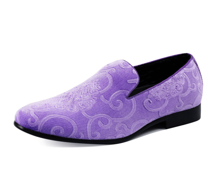 Lavender Tuxedo Shoes Velvet Design Bryant by Amali – Amali Shoes