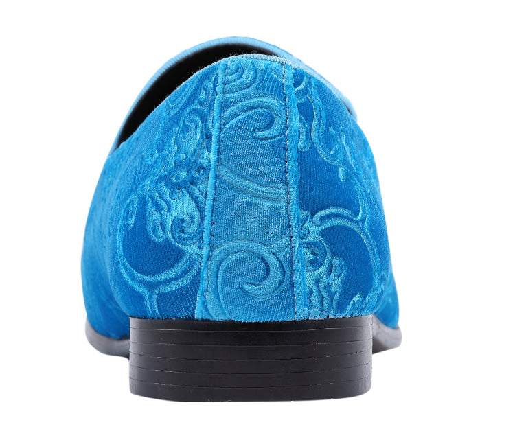 
                      
                        Amali Bryant pool blue tuxedo shoes back
                      
                    